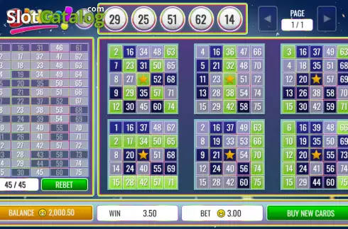 Οθόνη3. Bingo 75 Ball Κουλοχέρης