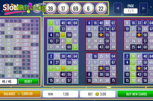 Οθόνη4. Bingo 75 Ball Κουλοχέρης