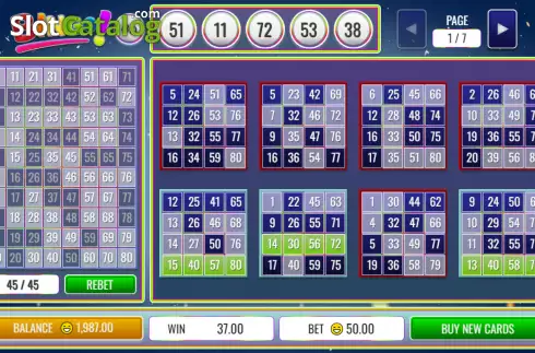 Οθόνη3. Bingo 80 Ball Κουλοχέρης
