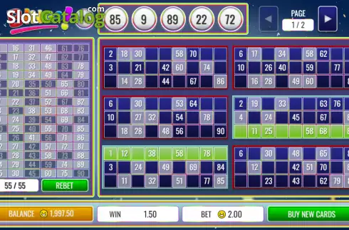 Οθόνη3. Bingo 90 Ball Κουλοχέρης