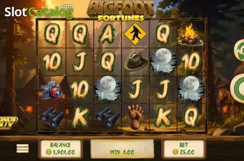 Οθόνη3. Bigfoot Fortunes Κουλοχέρης