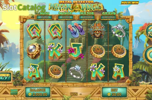 Οθόνη2. Metal Detector: Mayan Magic Κουλοχέρης
