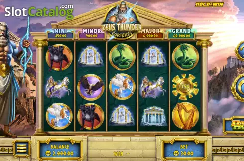 Οθόνη2. Zeus Thunder Fortunes Κουλοχέρης 