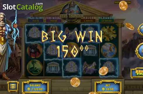 Οθόνη3. Zeus Thunder Fortunes Κουλοχέρης 