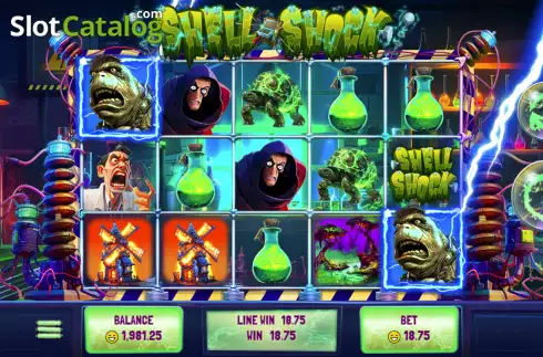 Οθόνη3. Shell Shock Κουλοχέρης 