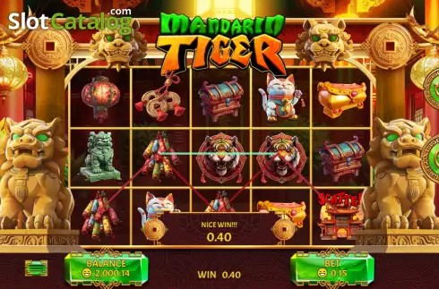 Οθόνη3. Mandarin Tiger Κουλοχέρης