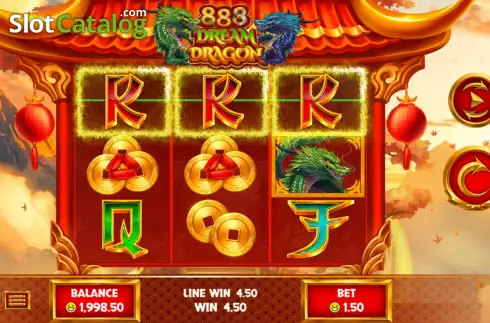 Οθόνη3. 888 Dream Dragon Κουλοχέρης