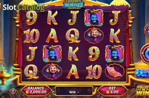 Οθόνη2. Sultan’s Wishes: Collect ‘N’ Win Κουλοχέρης 