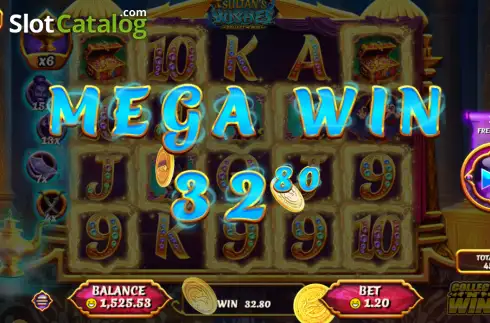 Οθόνη3. Sultan’s Wishes: Collect ‘N’ Win Κουλοχέρης 