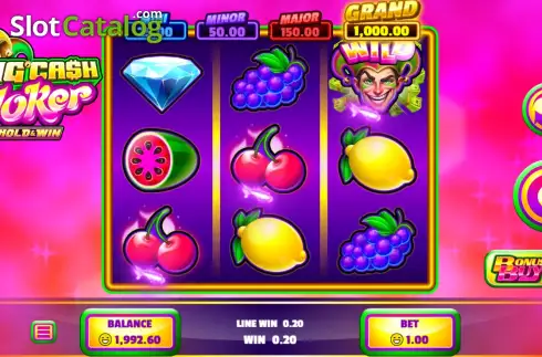 Οθόνη3. Big Cash Joker - Hold & Win Κουλοχέρης 