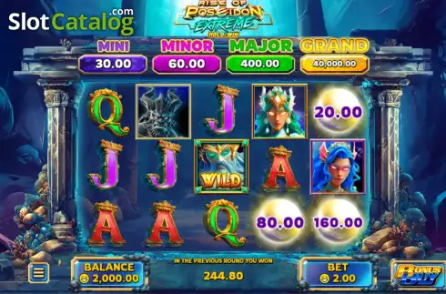 Οθόνη2. Rise of Poseidon Extreme Κουλοχέρης 