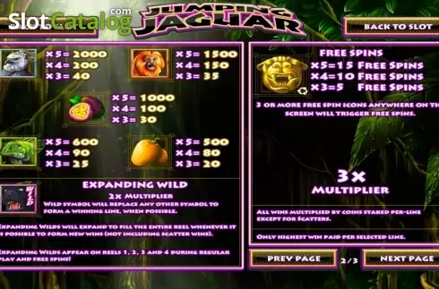 Οθόνη3. Jumping Jaguar Κουλοχέρης