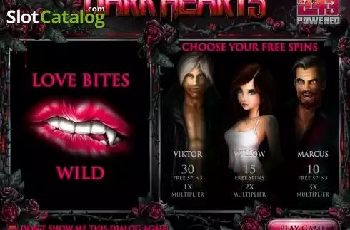 Οθόνη2. Dark Hearts Κουλοχέρης