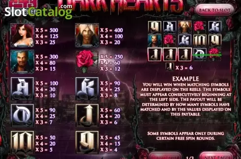 Οθόνη7. Dark Hearts Κουλοχέρης