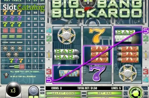 Οθόνη4. Big Bang Buckaroo Κουλοχέρης