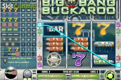 Οθόνη5. Big Bang Buckaroo Κουλοχέρης