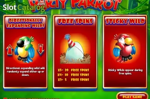 Οθόνη2. Party Parrot Κουλοχέρης 