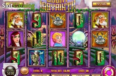 Οθόνη3. Lucky Labyrinth Κουλοχέρης 