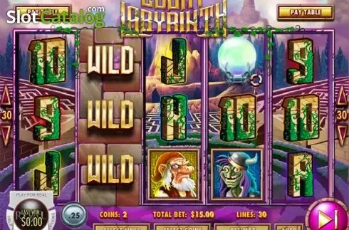 Οθόνη4. Lucky Labyrinth Κουλοχέρης 