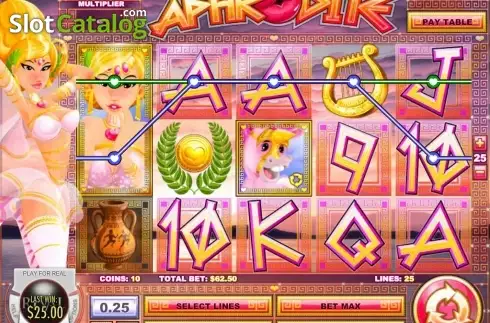 Οθόνη6. Mighty Aphrodite Κουλοχέρης 