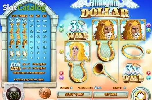 Οθόνη3. Almighty Dollar Κουλοχέρης 