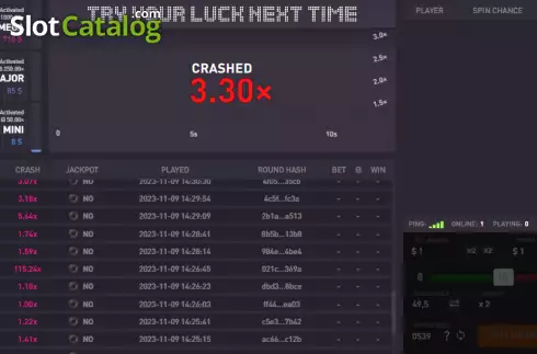 Οθόνη2. Crash (Rocketpot Originals) Κουλοχέρης