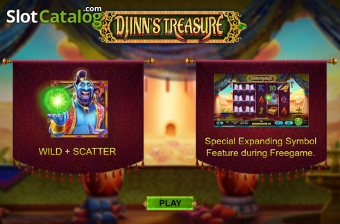 Οθόνη2. Djinns Treasure Κουλοχέρης