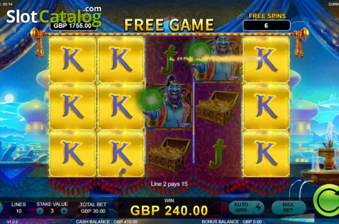 Οθόνη9. Djinns Treasure Κουλοχέρης