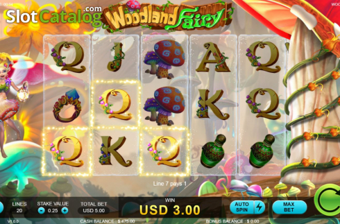 Οθόνη6. Woodland Fairy Κουλοχέρης