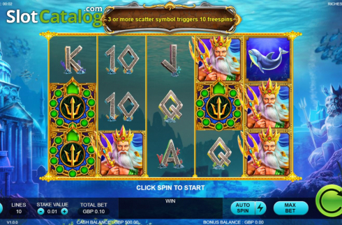 Οθόνη3. Riches of Atlantis (Markor Technology) Κουλοχέρης
