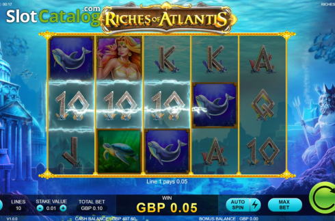 Οθόνη6. Riches of Atlantis (Markor Technology) Κουλοχέρης
