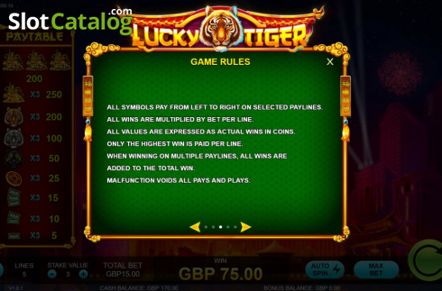 Οθόνη8. Lucky Tiger (Rocksalt Interactive) Κουλοχέρης 