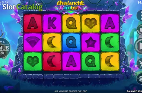 Οθόνη2. Avalanche Rainblox Κουλοχέρης