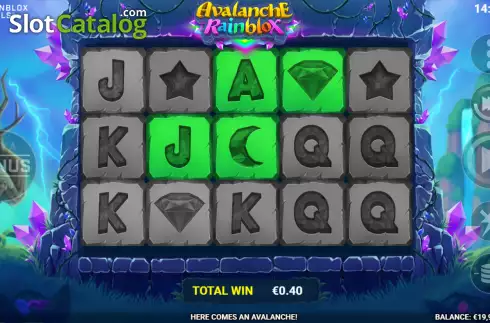 Οθόνη3. Avalanche Rainblox Κουλοχέρης