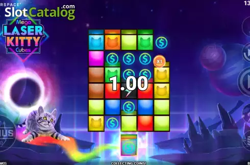 Οθόνη3. Mega Laser Kitty Cubes Κουλοχέρης 