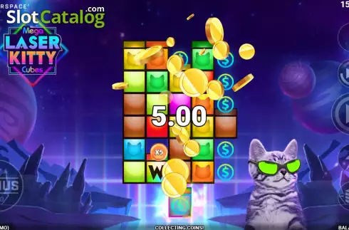 Οθόνη4. Mega Laser Kitty Cubes Κουλοχέρης 