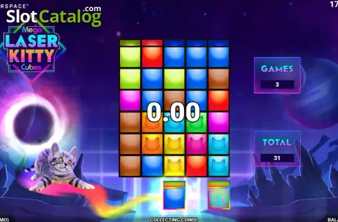Οθόνη7. Mega Laser Kitty Cubes Κουλοχέρης 