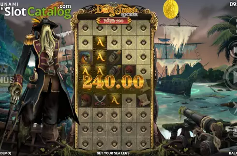 Οθόνη4. Davy Jones Locker With Tsunami Reels Κουλοχέρης 