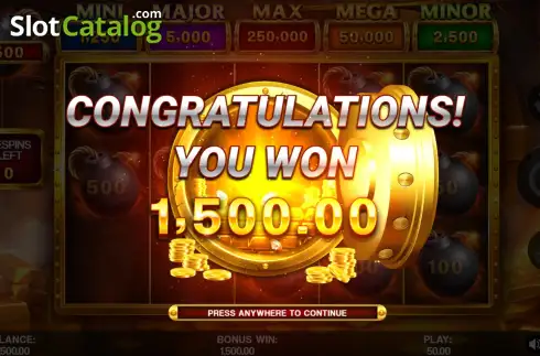 Οθόνη3. Big Boom Blitz Hold & Win Κουλοχέρης