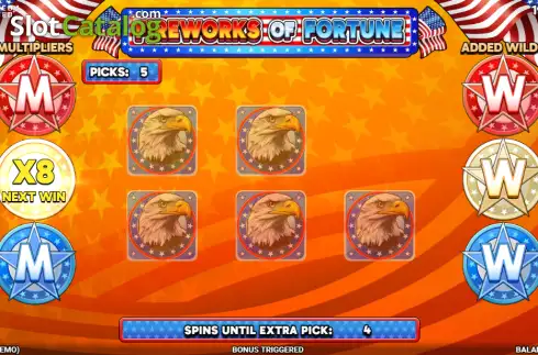 Οθόνη3. Fireworks of Fortune Κουλοχέρης