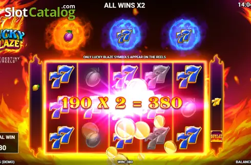 Οθόνη3. 777 Lucky Blaze Κουλοχέρης