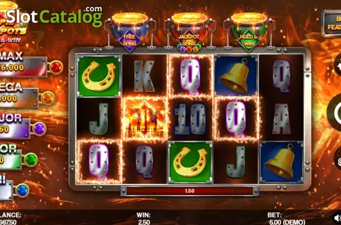 Οθόνη3. Triple Fire Pots Κουλοχέρης