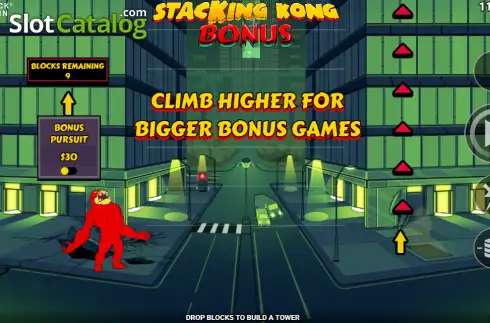 Οθόνη2. StacKing Kong Bonus Κουλοχέρης