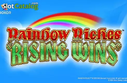 Rainbow Riches Rising Wins Λογότυπο Rainbow Riches Rising Wins Λογότυπο