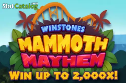 Winstones Mammoth Mayhem Λογότυπο Winstones Mammoth Mayhem Λογότυπο