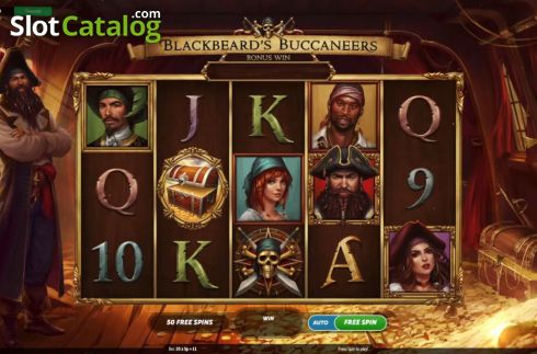 Οθόνη6. Blackbeard's Buccaneers Κουλοχέρης 