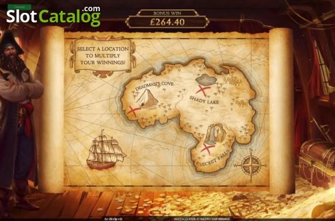 Οθόνη9. Blackbeard's Buccaneers Κουλοχέρης 