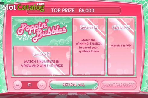 Οθόνη2. Poppin Bubbles Κουλοχέρης 