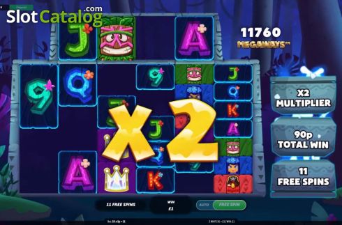Οθόνη7. Tiki Totems Megaways Κουλοχέρης