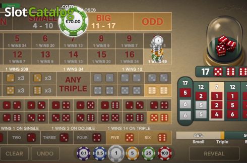Οθόνη4. Sic Bo (Roxor Gaming) Κουλοχέρης